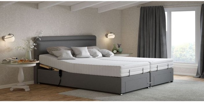 King Size Adjustable Bed And Mattress